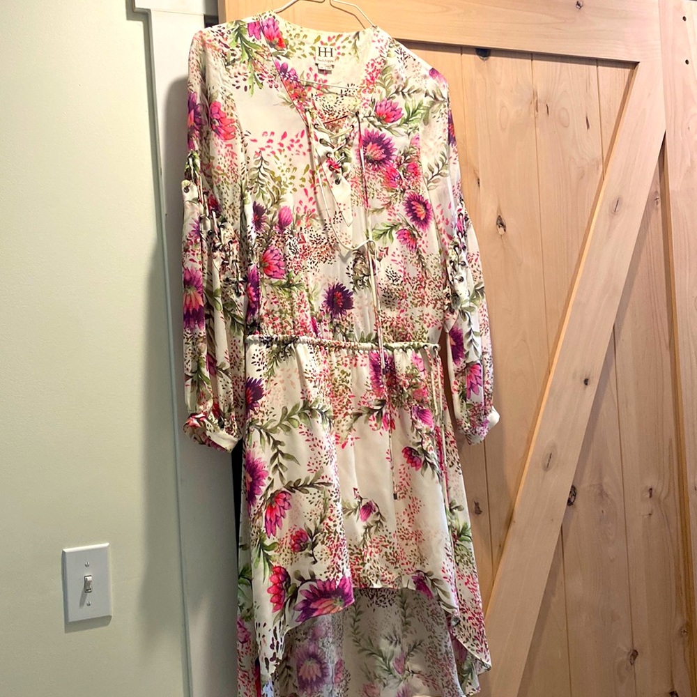 Bohemian style silk dress